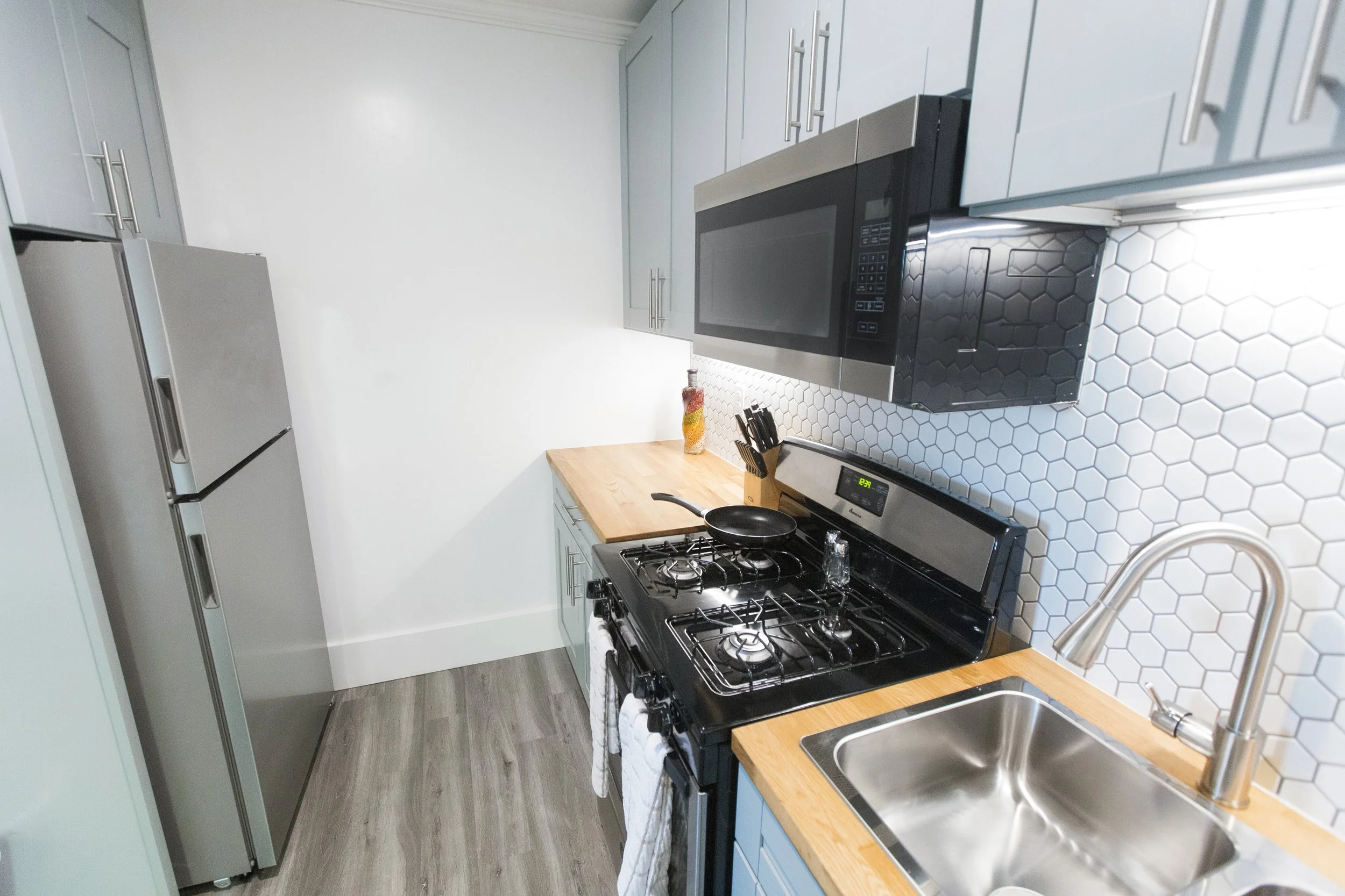 Master bedroom with natural light