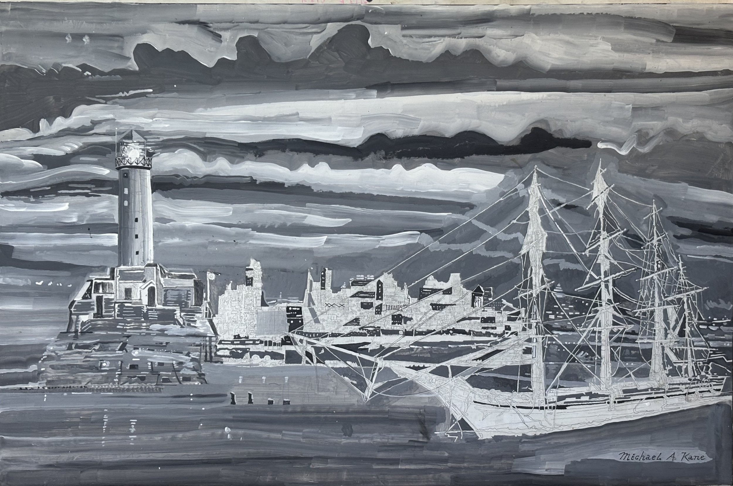 tall ship and lighthouse 40pct
work in progress inspired by America's Tall Ships