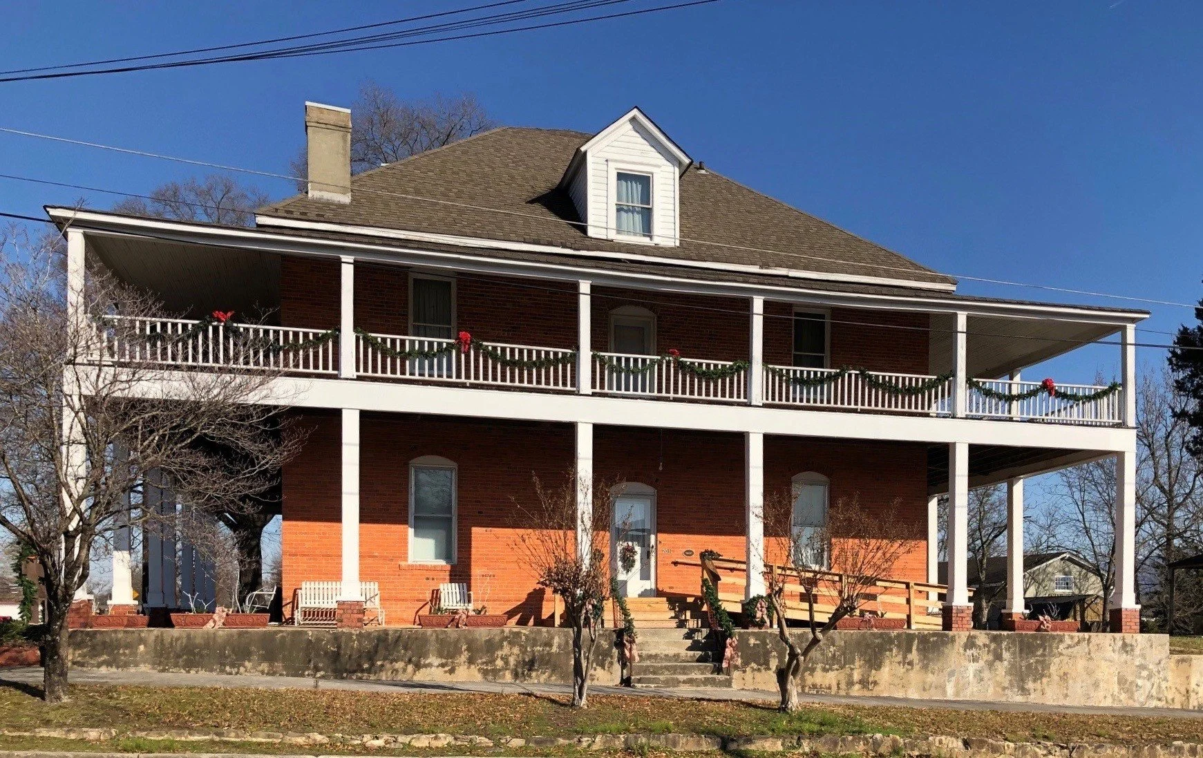 Wright Hotel Porch Rummage Sale