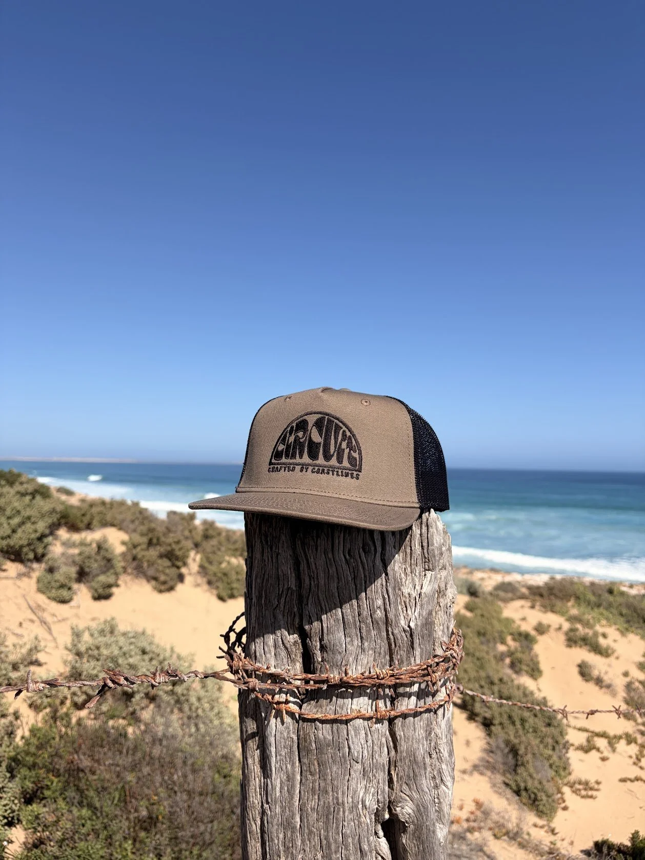 CIRCUIT Surf - Half Moon Trucker Cap (Bark)