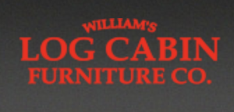 Sign for William's Log Cabin Furniture Co.
