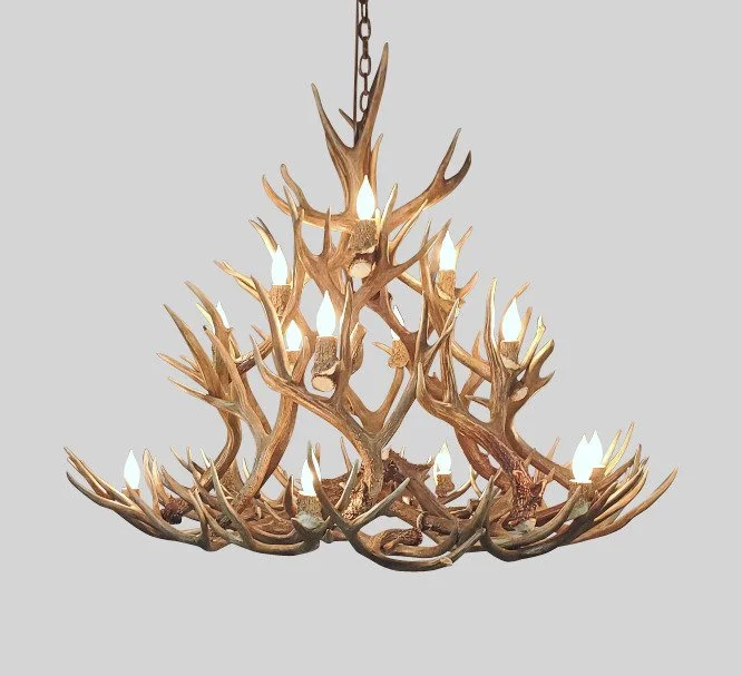 Bristlecone Mule Deer Antler Chandelier