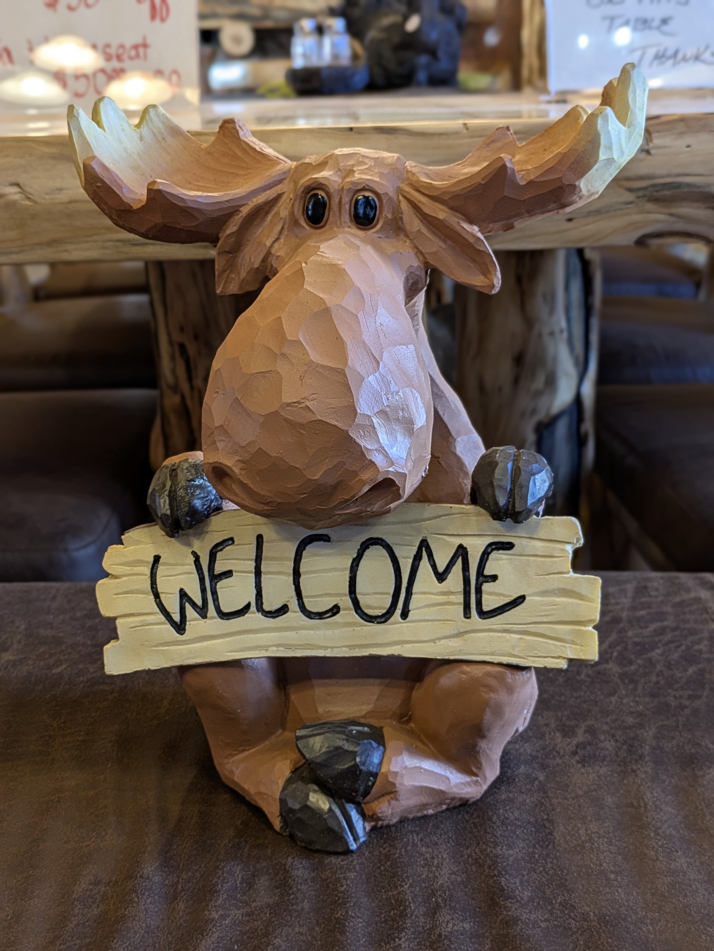 Moose Welcome 12" Tall