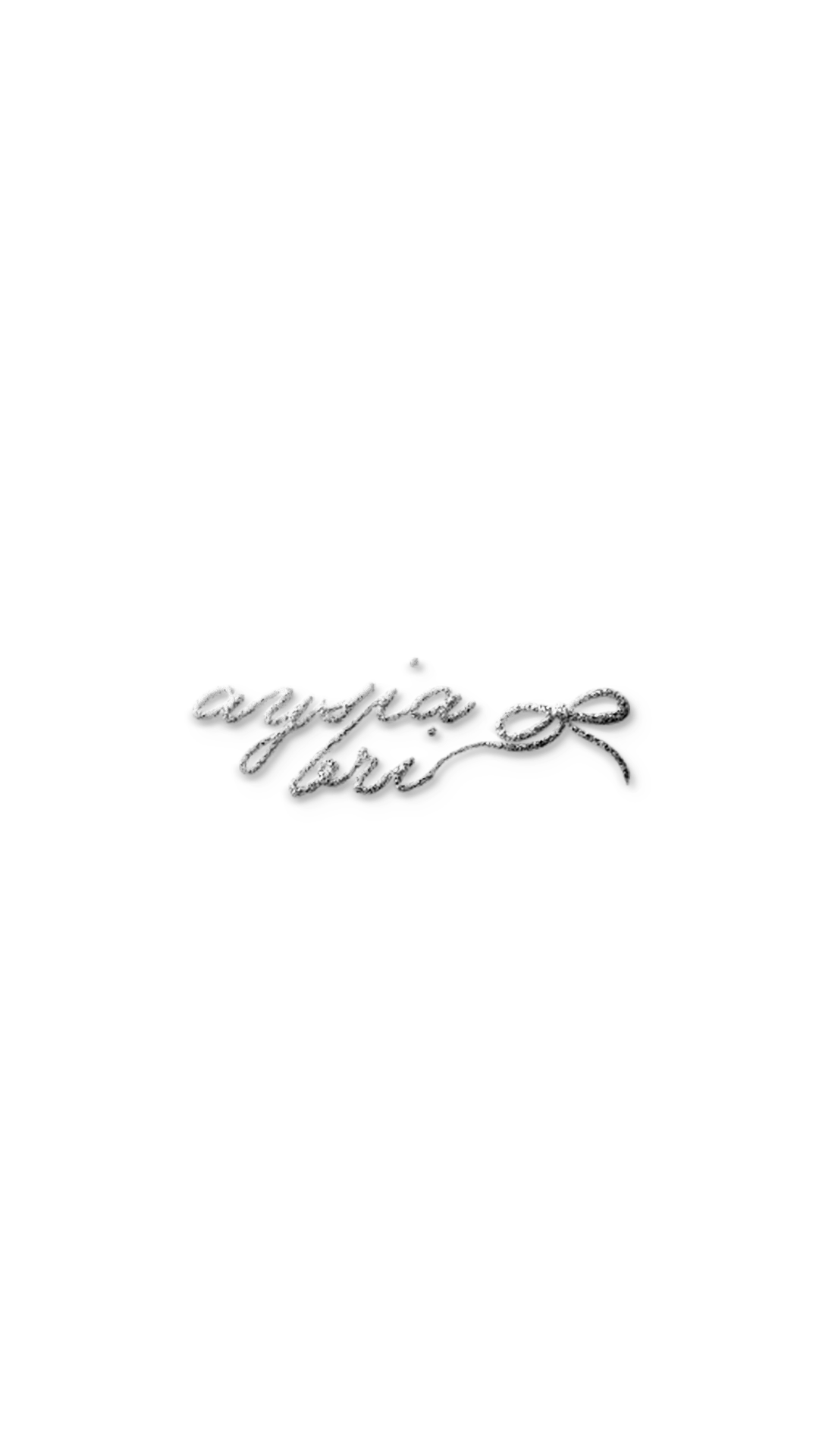 Decorative Script Logo with Bow | Aysia Bri Photography 