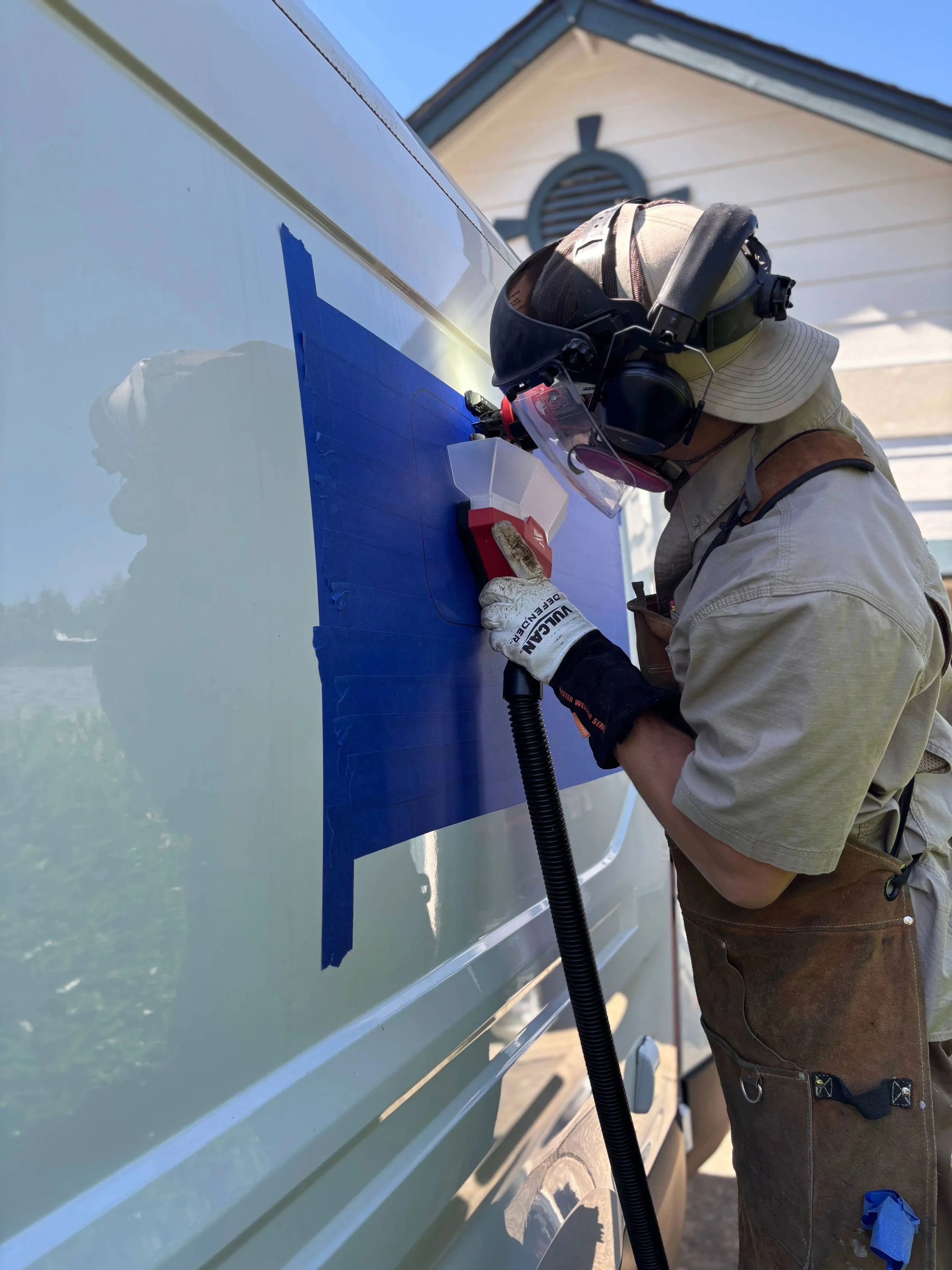Mobile RV & Van Service - Custom window installation - Vancouver, Wa