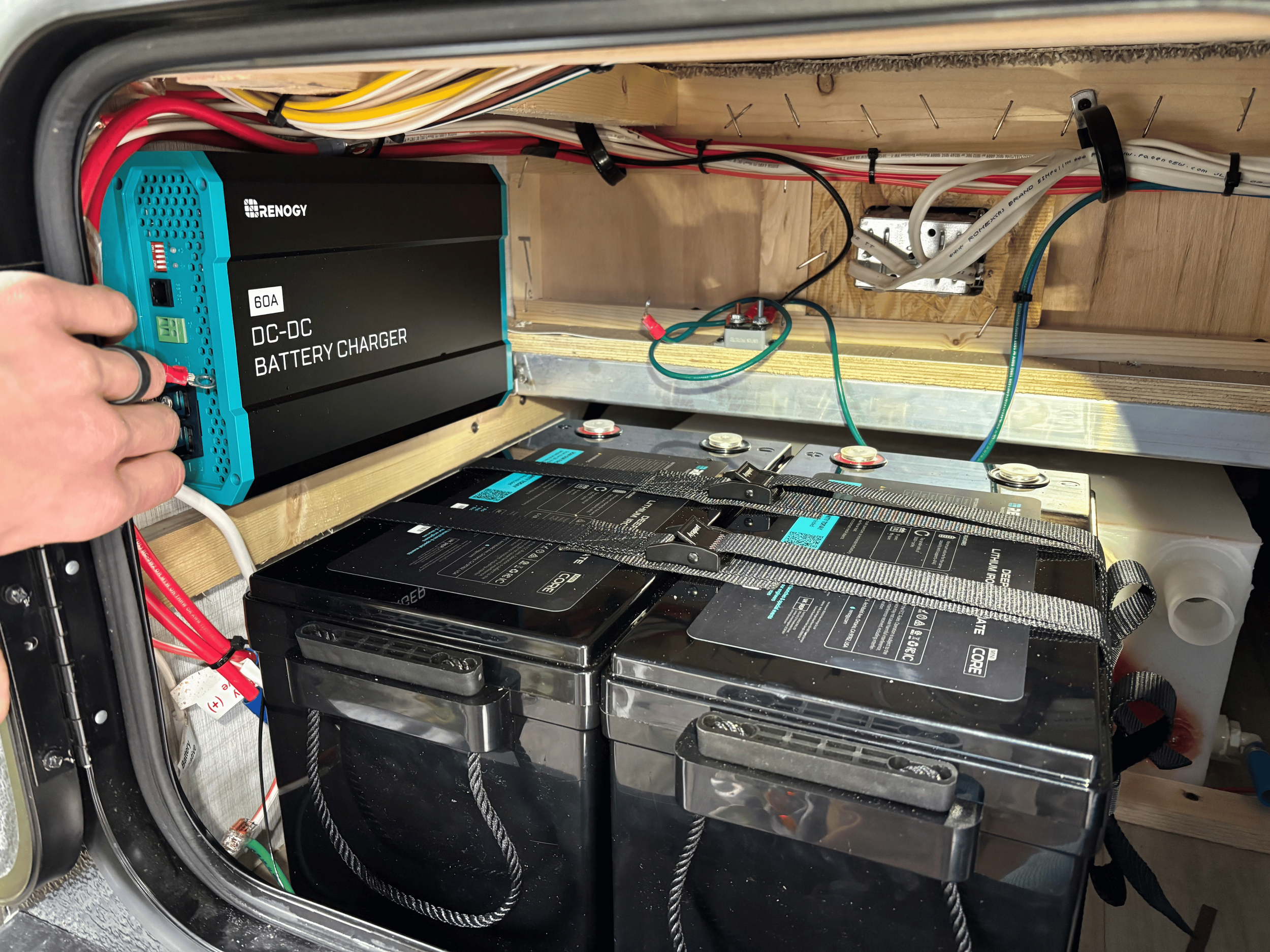 Mobile RV Repair - Battery upgrade installation