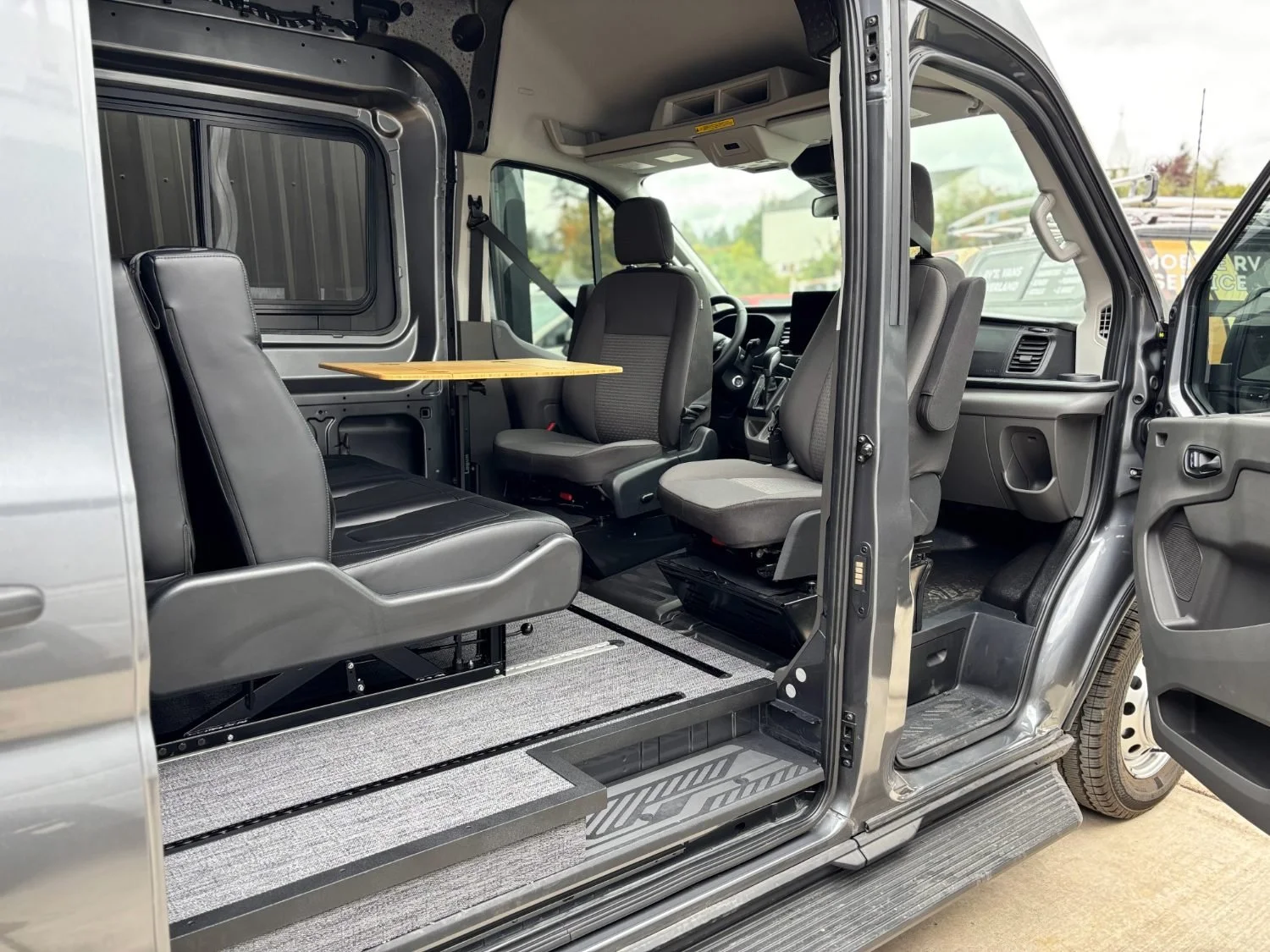 conversion van swivel seats, lagun table and bench seat installation - vancouver, wa