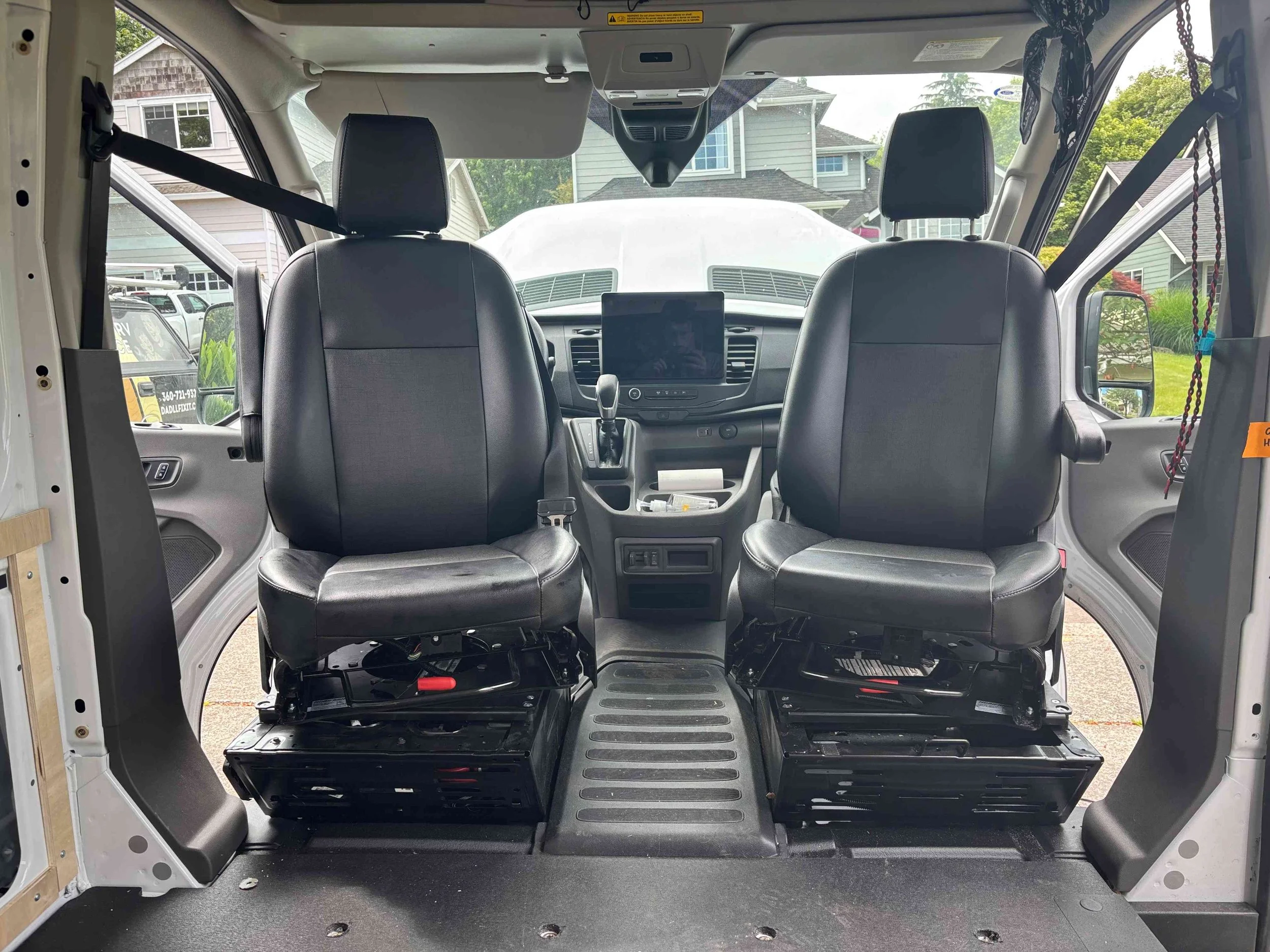 Mobile Van Upfitter - Swivel Seat Install