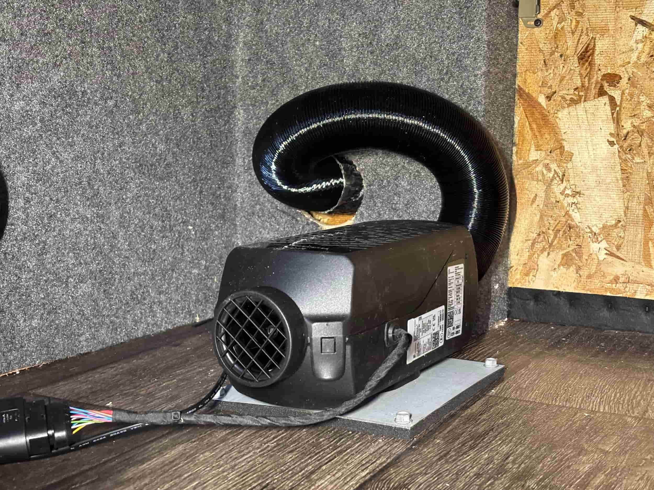 mobile rv repair in vancouver, wa - heater install in camper van