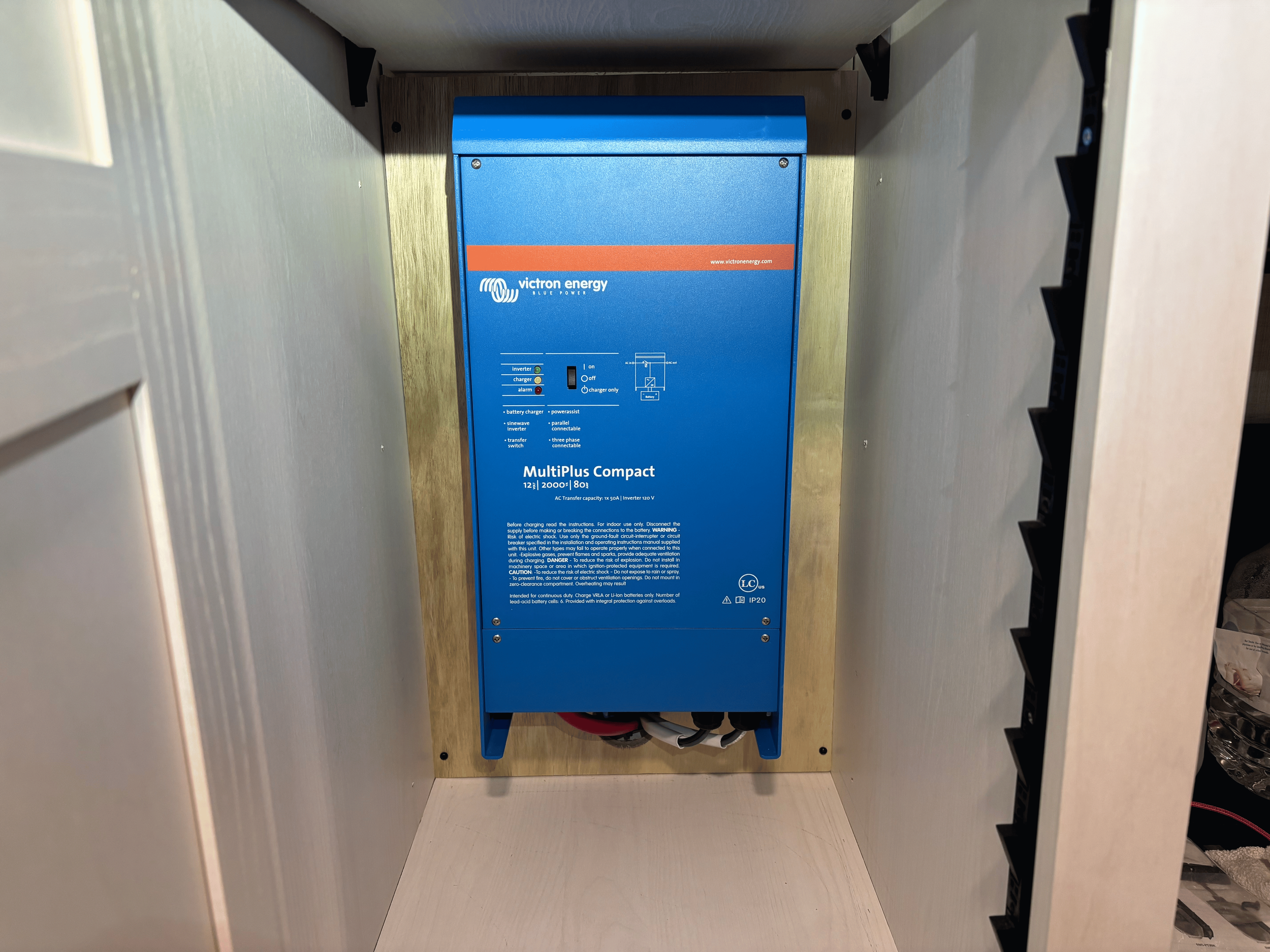 Mobile RV Repair - Victron Multiplus Inverter Charger installation