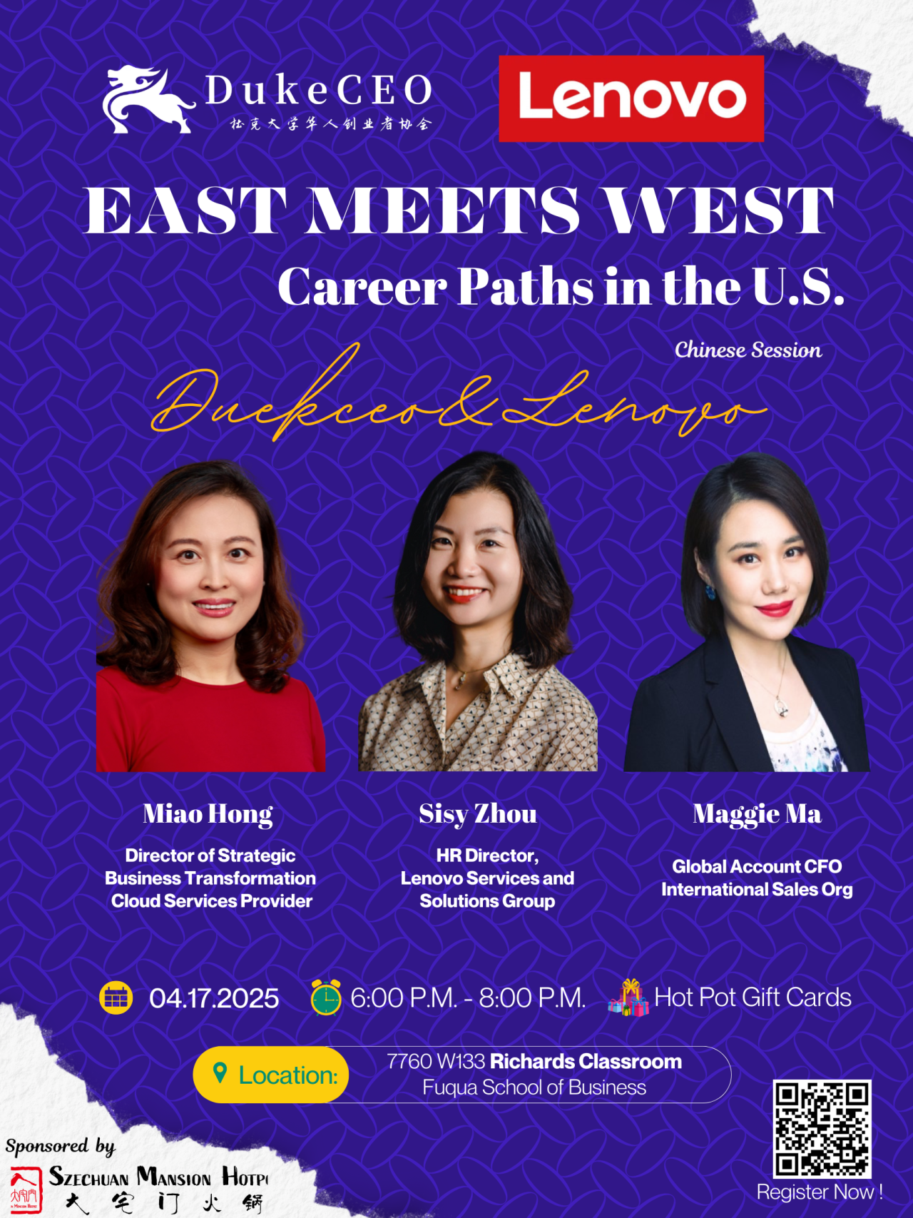 【DukeCEO × Lenovo】How to Break Through the Challenges of the Chinese and American Workplace?