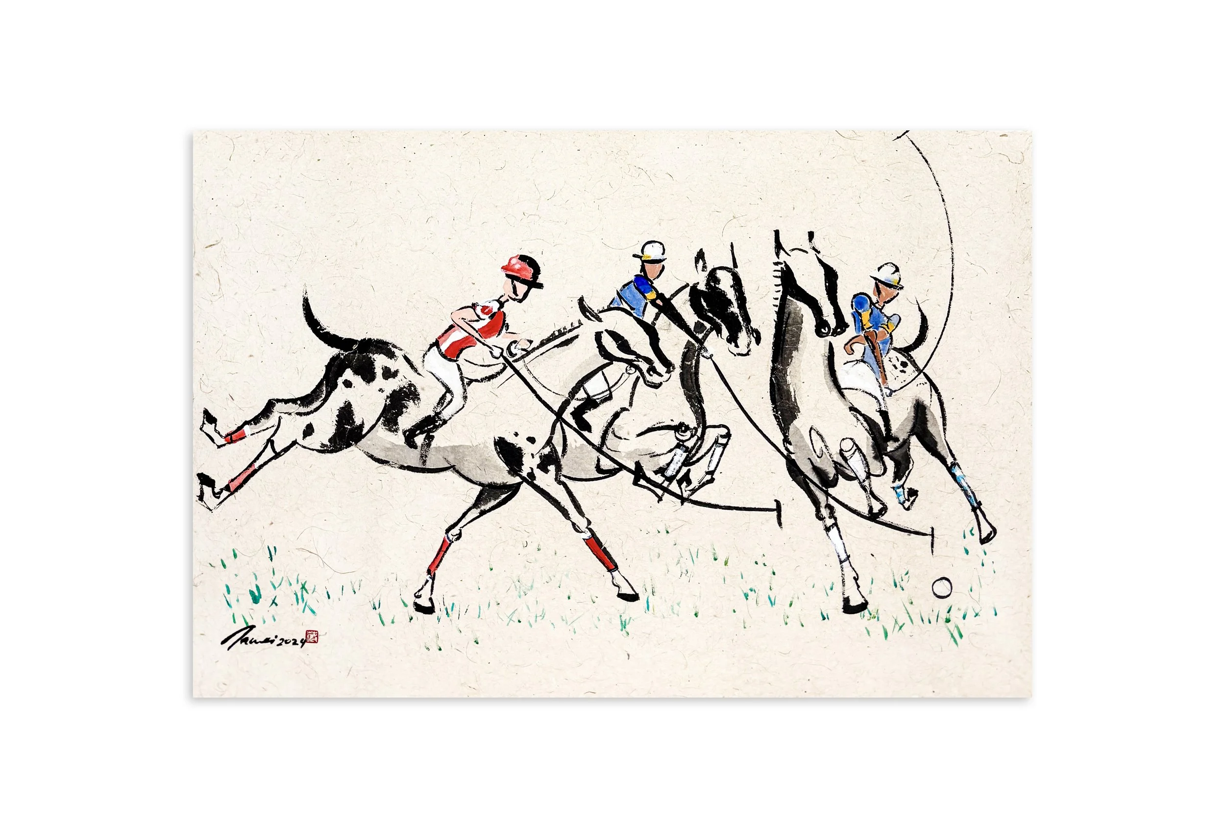 'Fearless Grace' // available
2024
48cmH x 71cmL
Mixed Media on Rice Paper