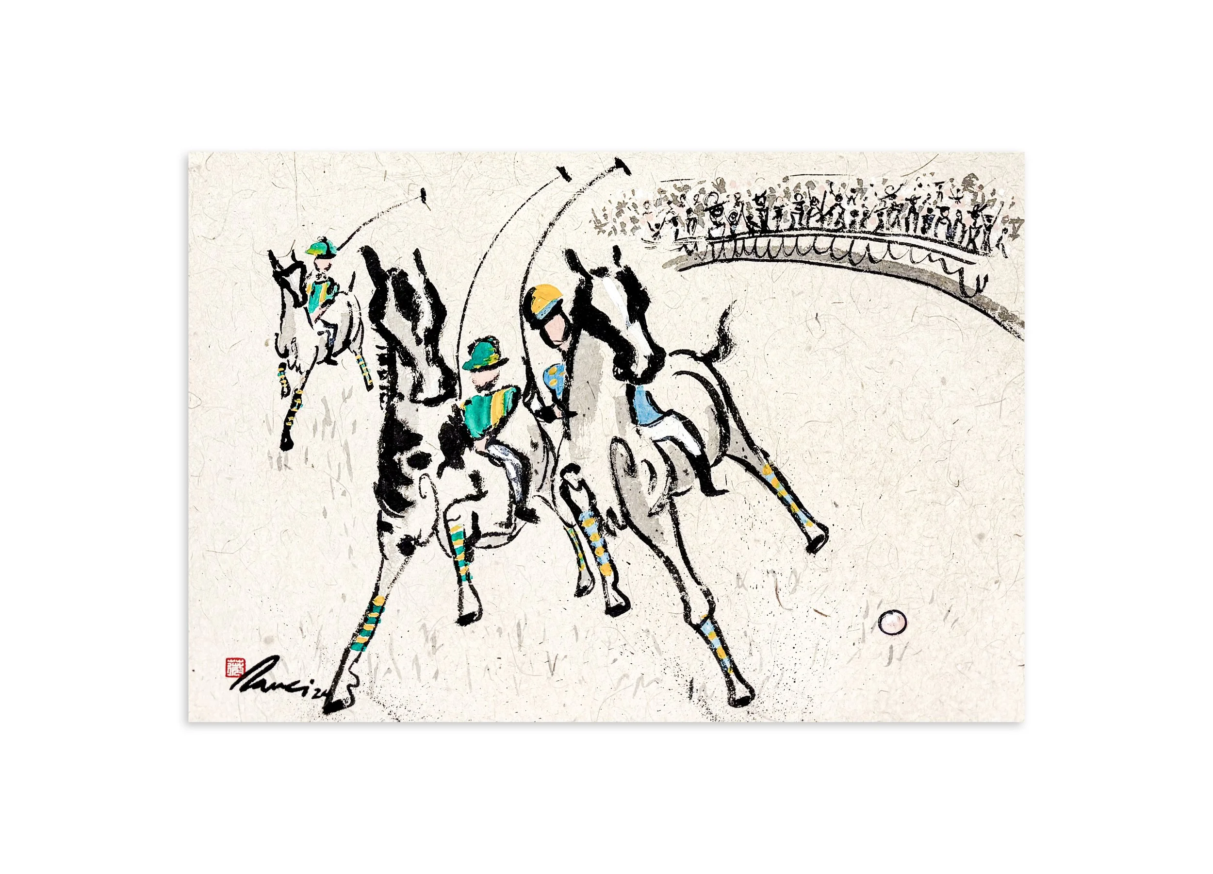 'The Leap' // sold
2024
35.5cmH x 45.5cmL
Mixed Media on Rice Paper