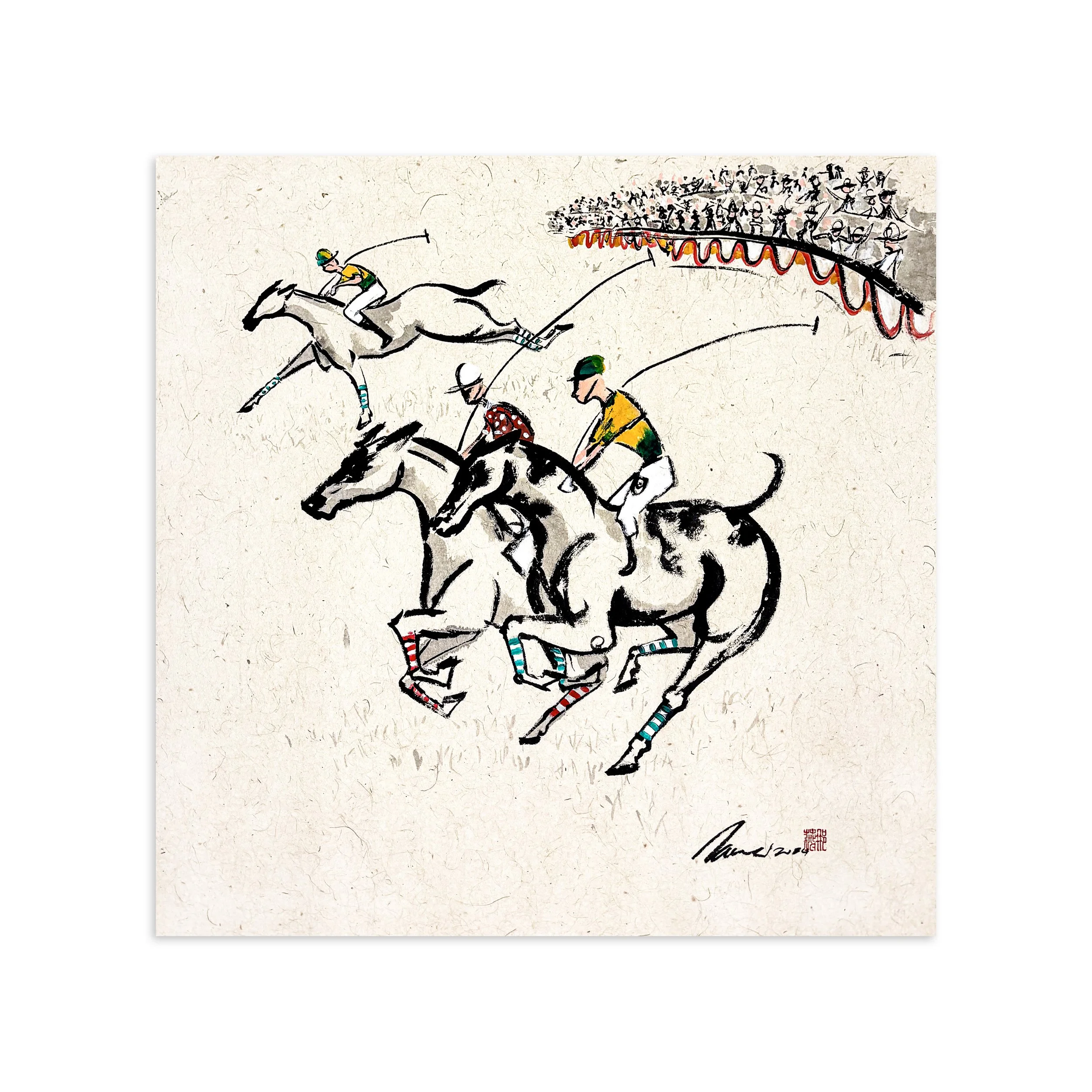 'Stride of Purpose' // sold
2024
71cmH x 71cmL
Mixed Media on Rice Paper