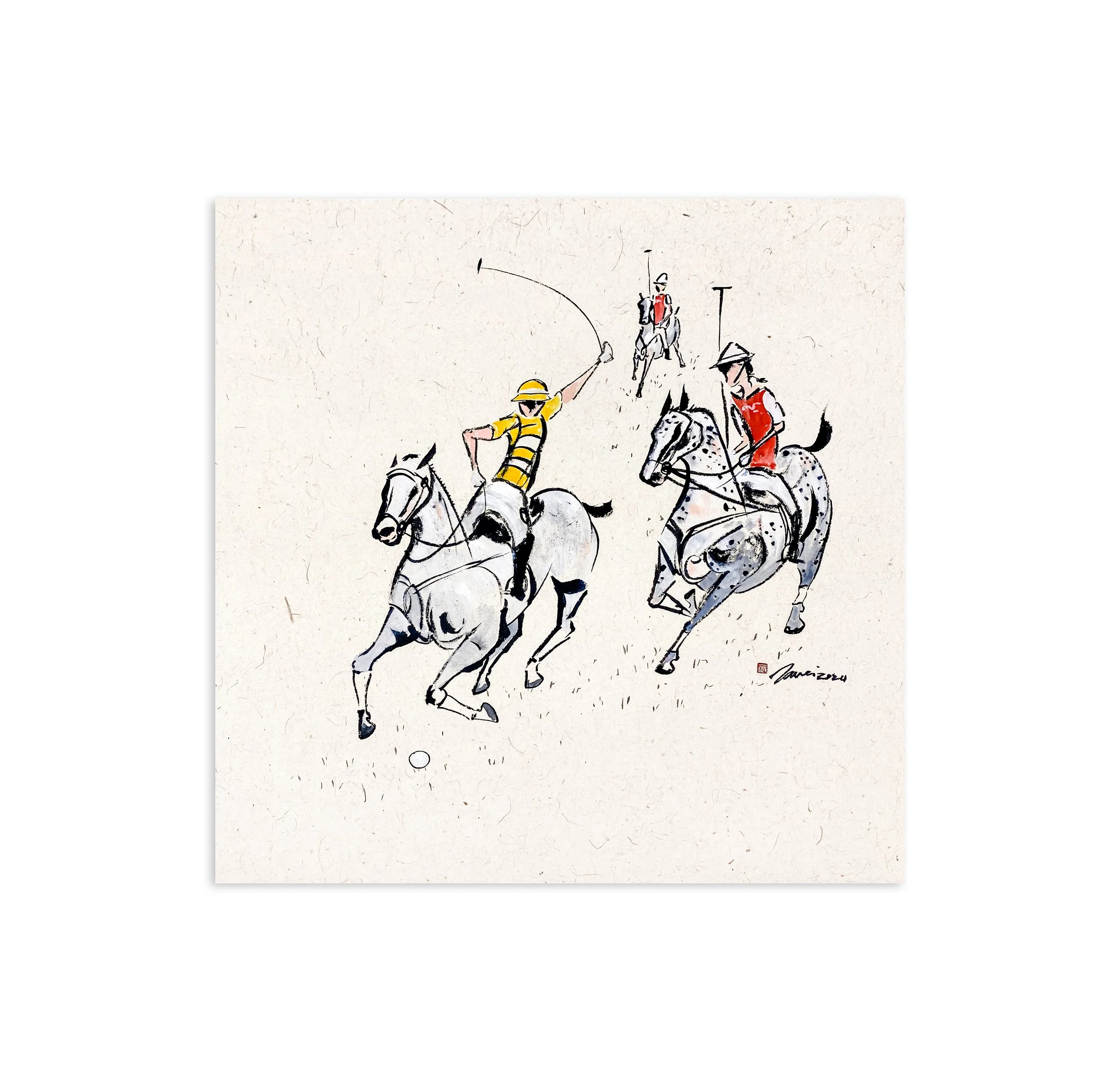 'Fearless Momentum' // sold
2024
71cmH x 70.5cmL
Mixed Media on Rice Paper