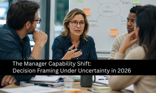 The Manager Capability Shift: Decision Framing Under Uncertainty in 2026