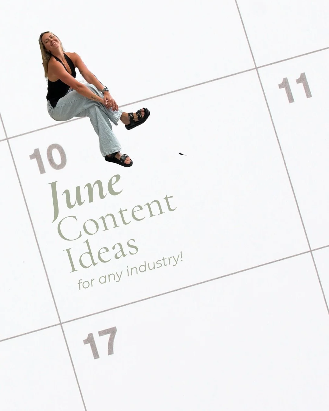June Content Ideas 💭⭐️📲 (how are we already halfway through the year?!)

4 weeks of content inspo you can use for any niche!

Save this post and steal these ideas
&amp; send to someone who needs a lil inspo

With love, @simplybetter.marketing 💌

#