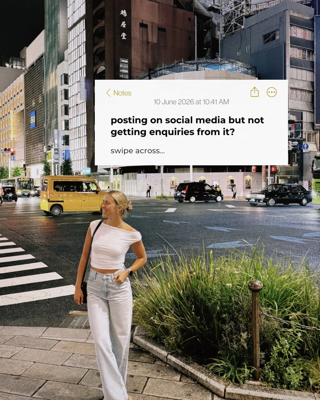 Steal my exact strategy foundations 👀✍🏼⭐️📲

I see so many businesses jumping straight into posting with no audience defined, no clear message, no goals, no funnel - and then wondering why they aren&rsquo;t getting enquires

swipe through and build
