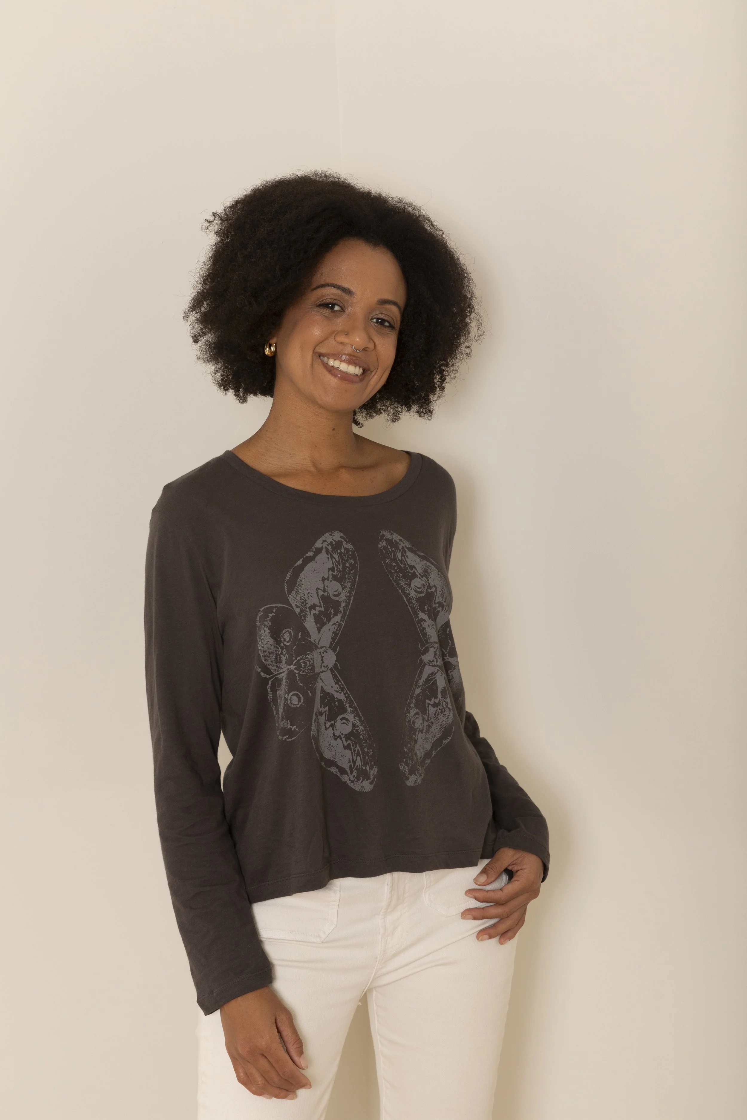 Moth Boxy Long Sleeve