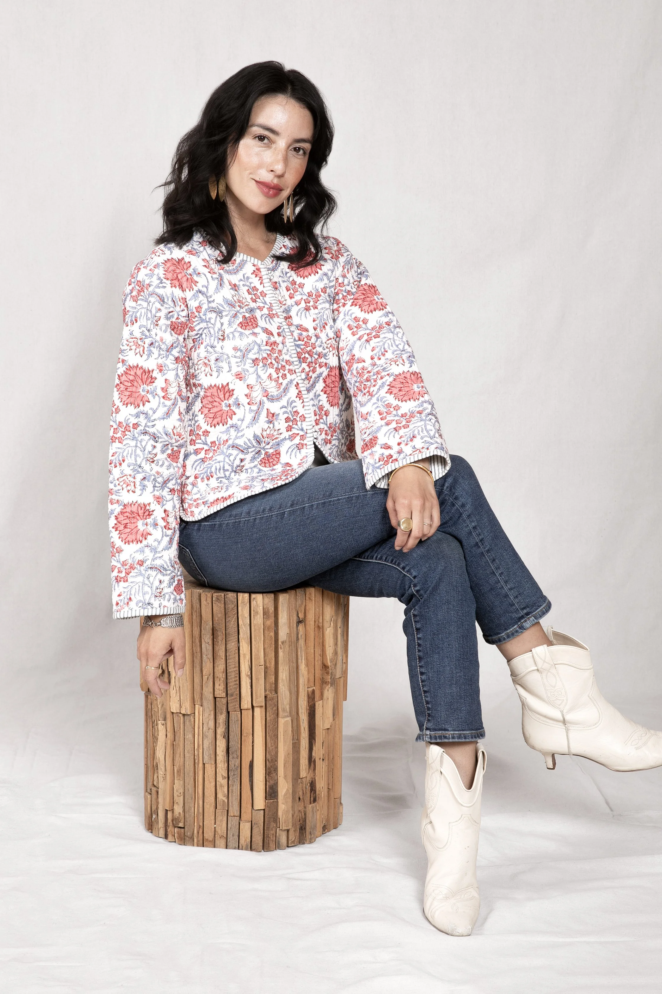 Heritage Floral Reversible Quilted Jacket