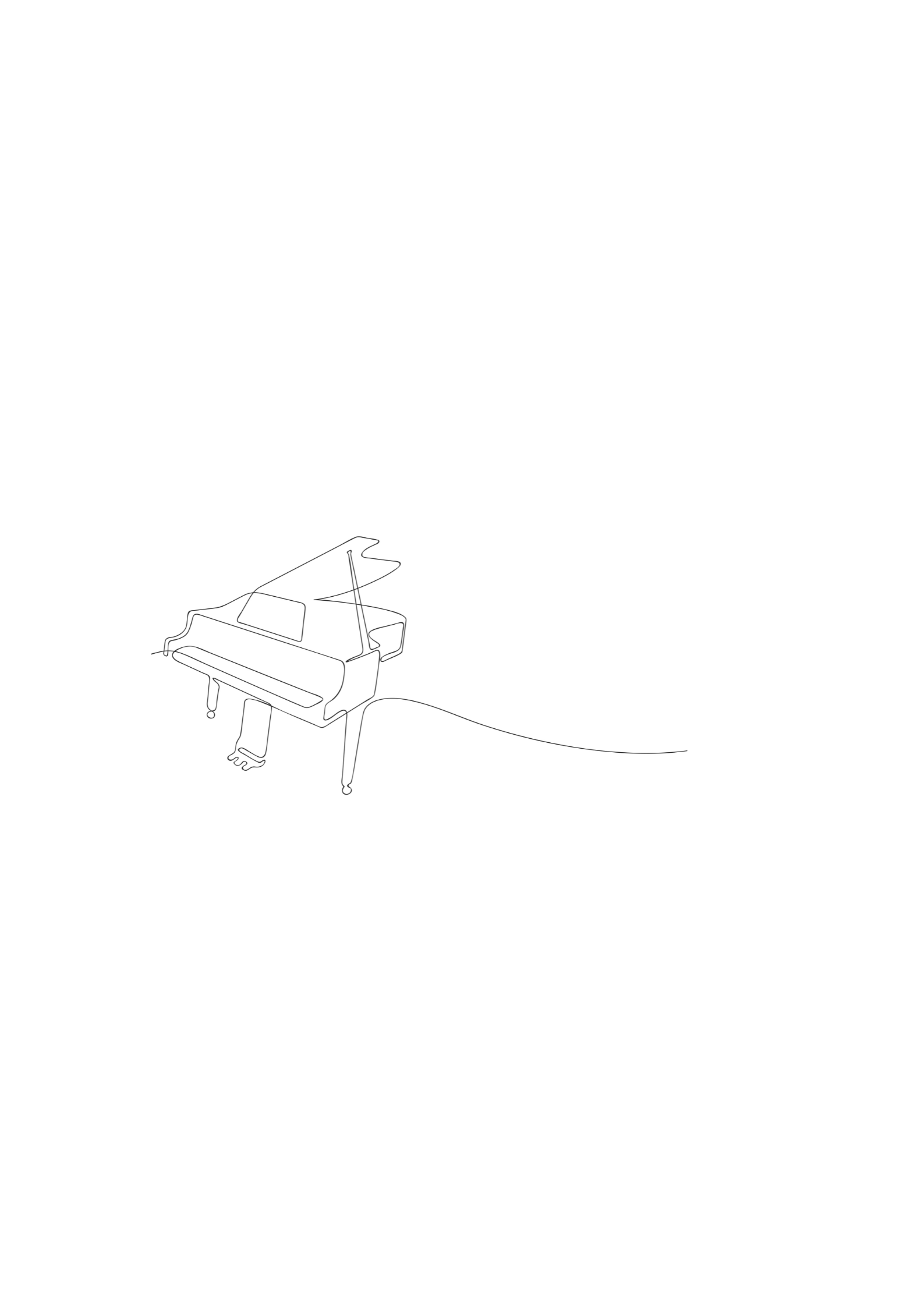 Elegant grand piano art