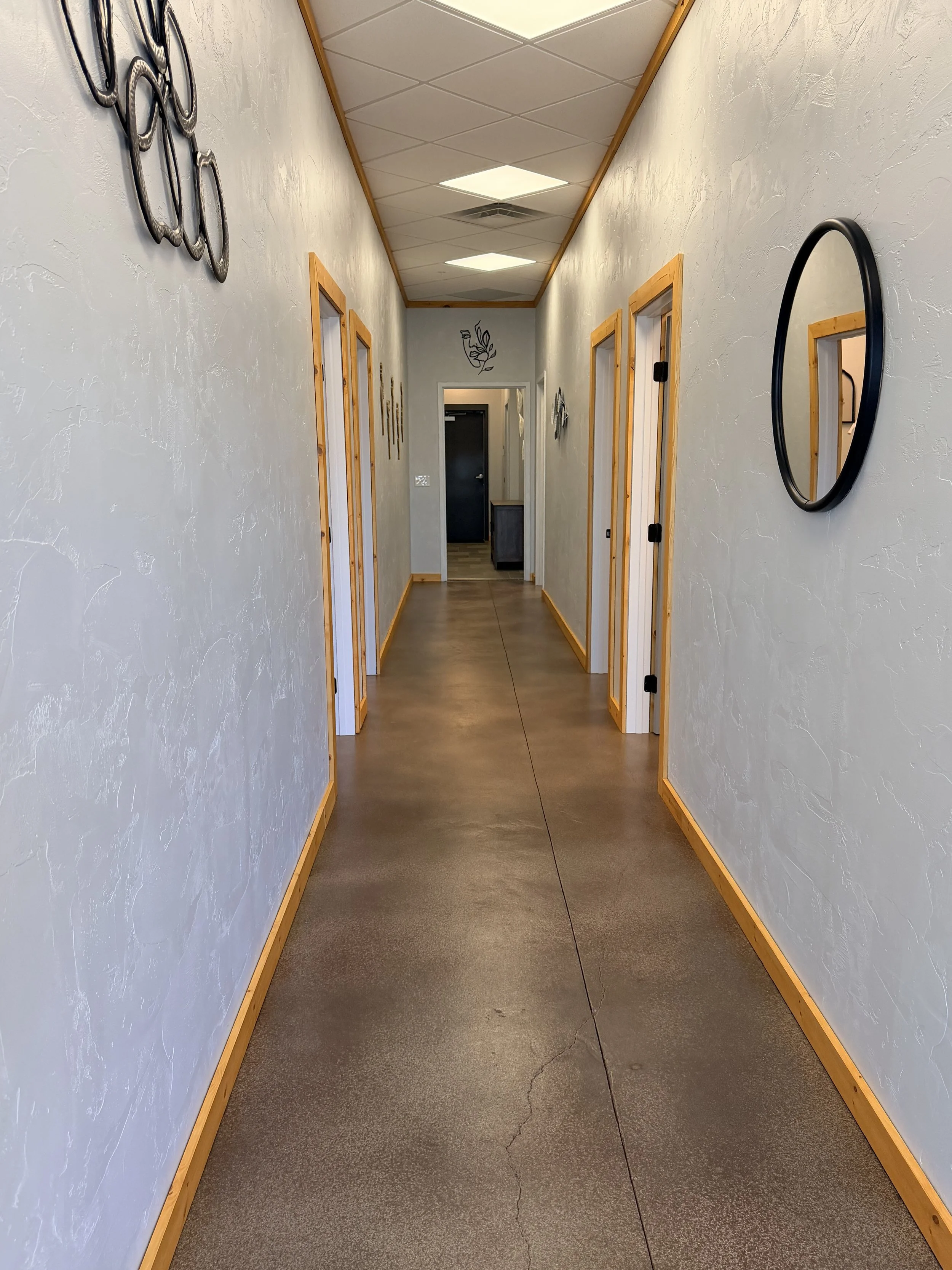 Aris Lunara MedSpa and Aesthetics Hallway