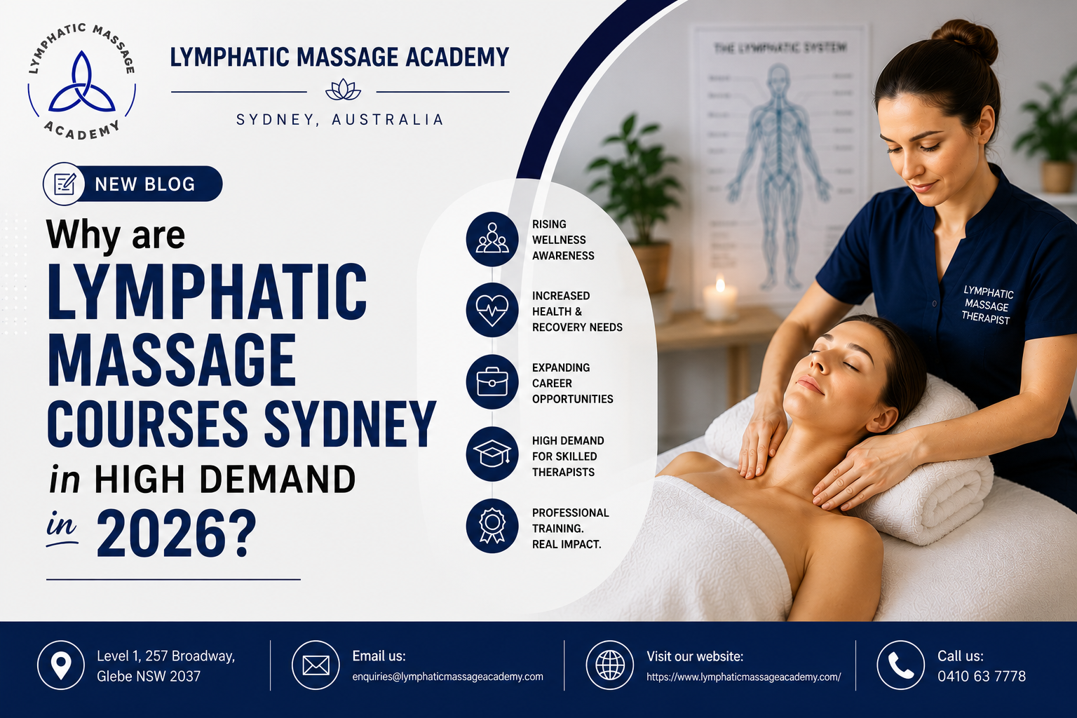 Why are Lymphatic Massage Courses Sydney in High Demand in 2026?