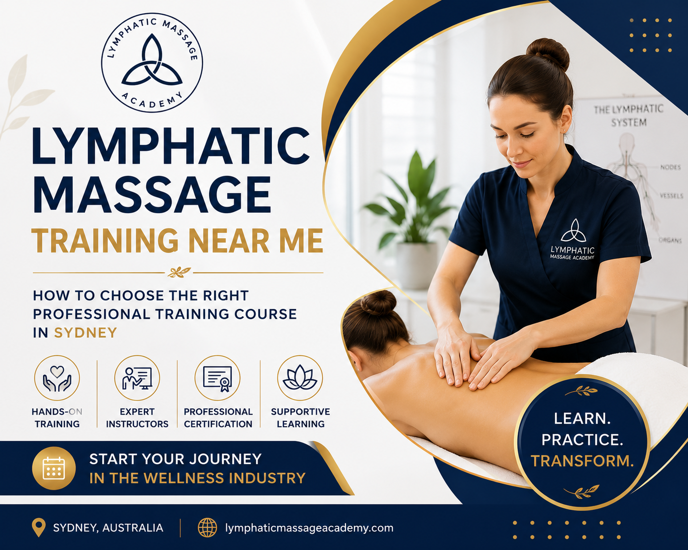 Lymphatic Massage Training Near Me: How to Choose the Right Professional Training Course in Sydney?