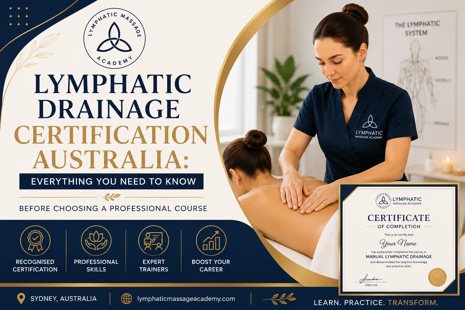 Lymphatic Drainage Certification Australia: Everything You Need to Know Before Choosing a Professional Course