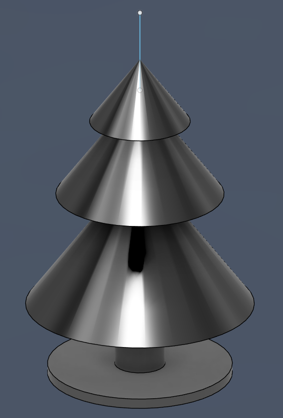 Christmas Tree Tank Decoration - 3D Printed