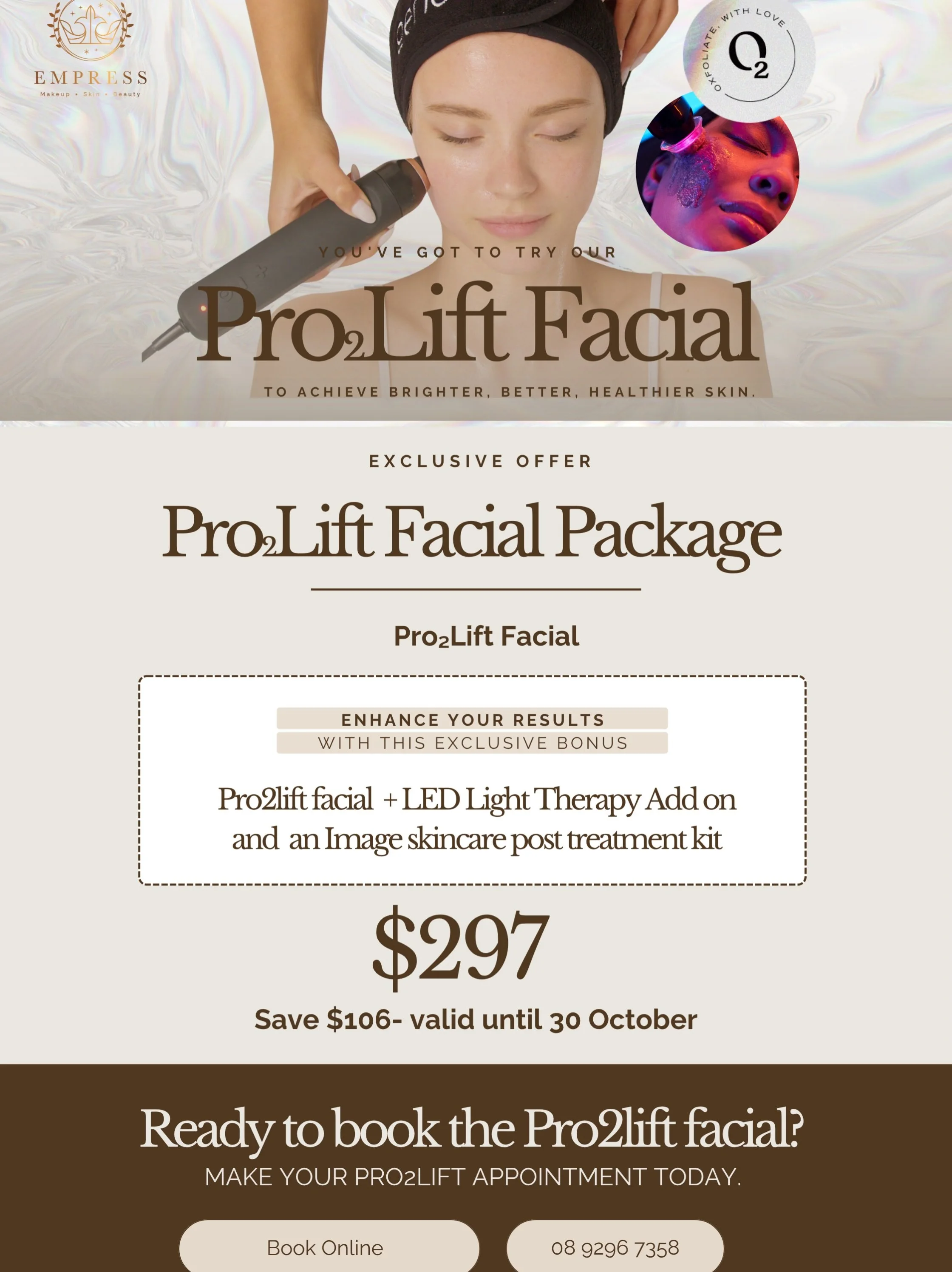 ✨ You&rsquo;ve GOT to try our Pro₂Lift Facial ✨

Brighter, better, healthier skin &mdash; without needles, without downtime. 🤍

Our Geneo Pro₂Lift uses OxyGeneo technology to exfoliate, infuse and oxygenate your skin from within, while lifting and t
