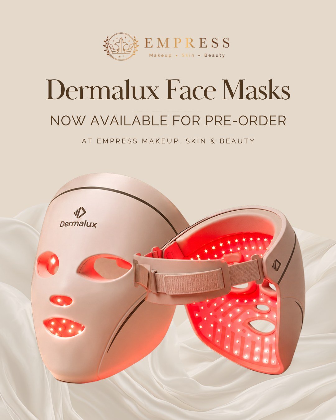 Your at-home skincare ritual just got a little more exciting.

Meet the Dermalux Face Mask, bringing LED light therapy into your own skincare space.

Designed for those who love combining professional skincare with a consistent at-home routine, it's 