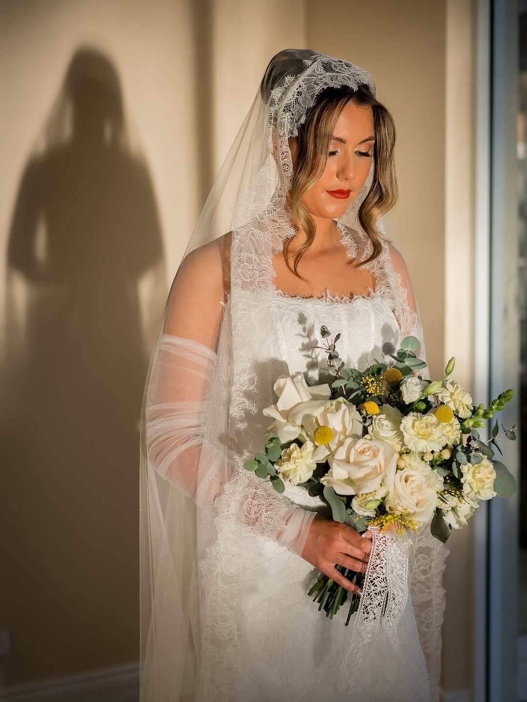 Bride with elegant bridal hair and makeup by Empress Makeup, Skin & Beauty in Perth