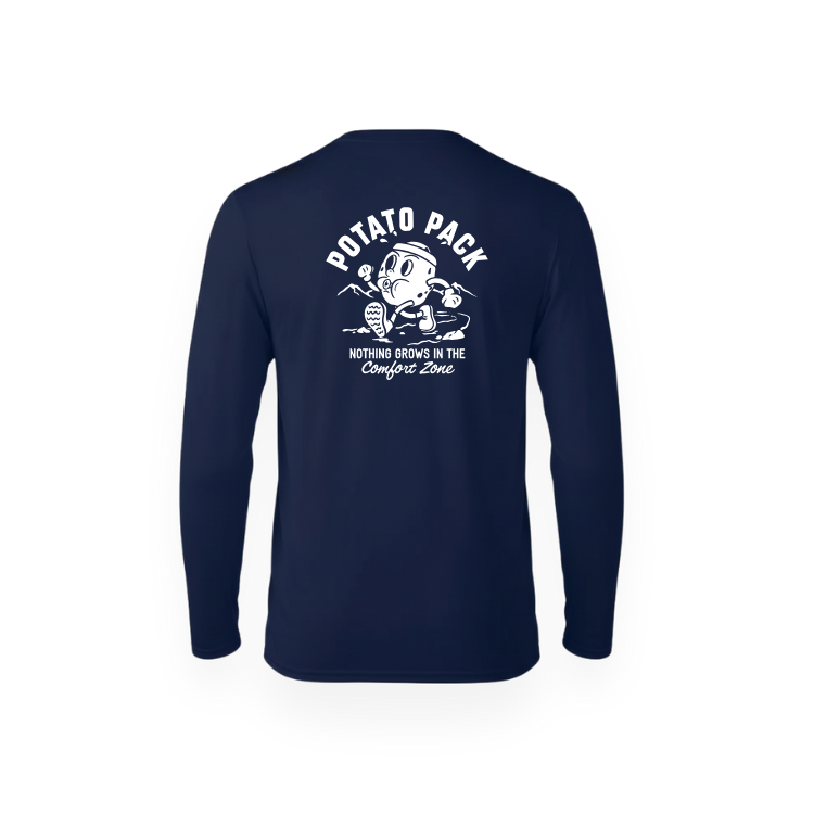 Potato Pack Active Long Sleeve Navy Back.png