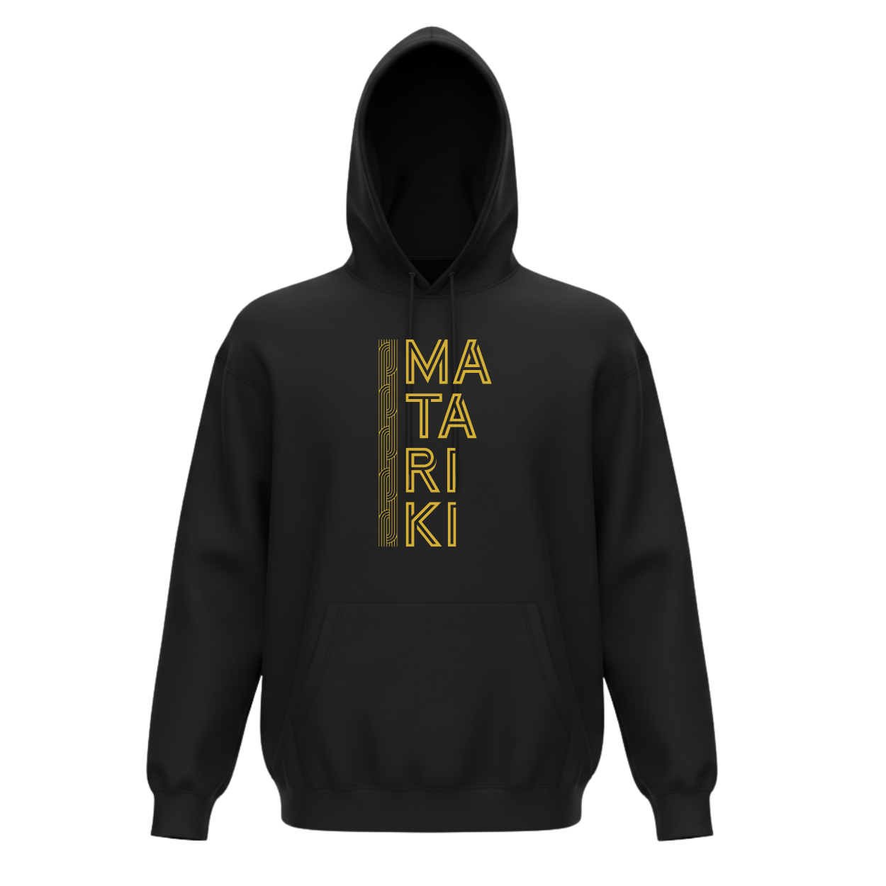 PPW Matariki Black Hoodie Front 2026.png