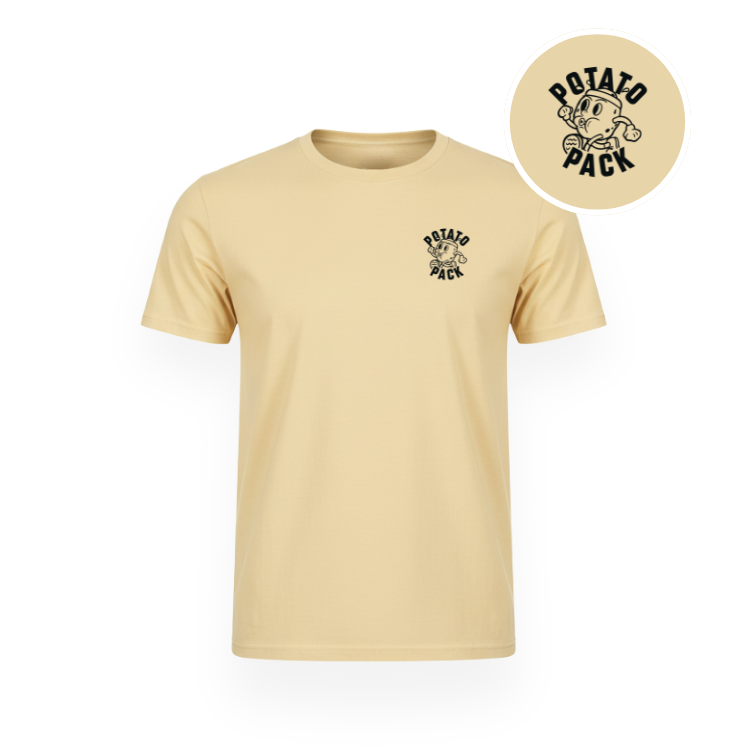 Potato Pack Caramel Tee Front.png
