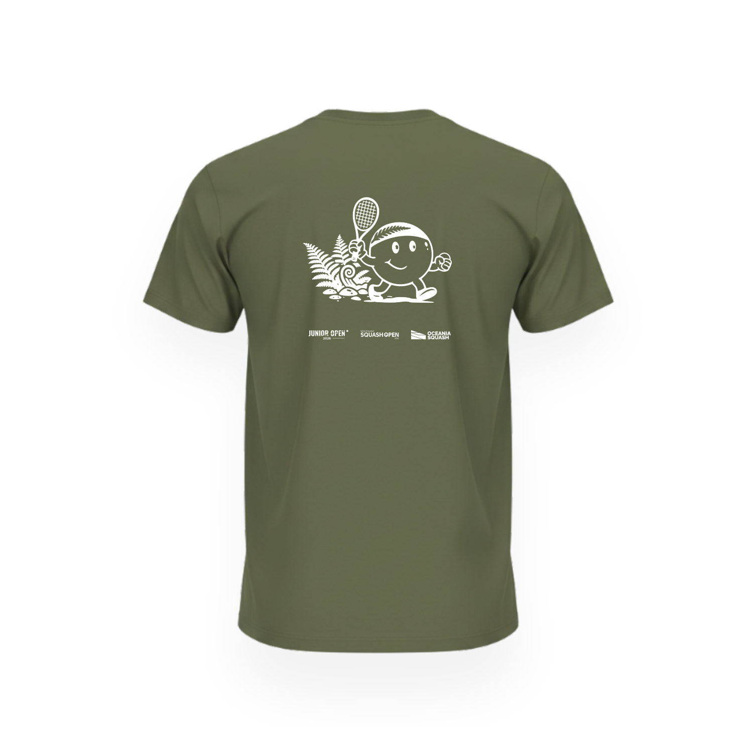NZ Squash Military Green Oceania Masters Back.png