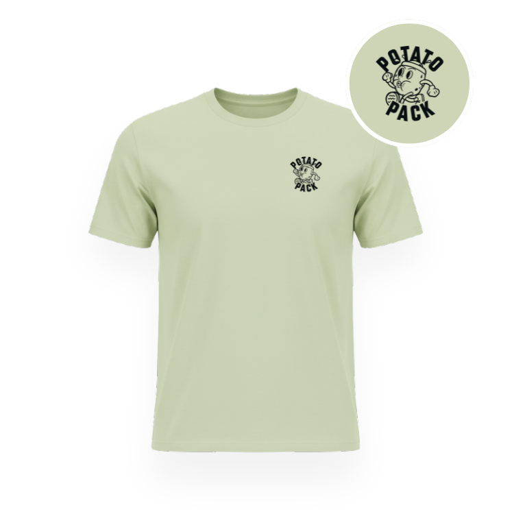 Potato Pack Pistachio Tee Front.png