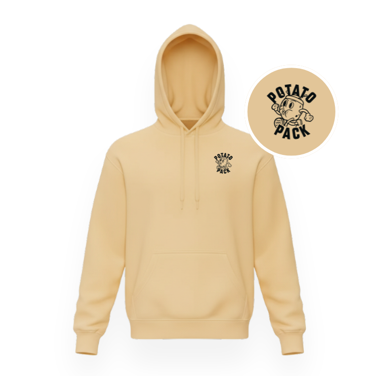 Potato Pack Caramel Hoodie Front.png
