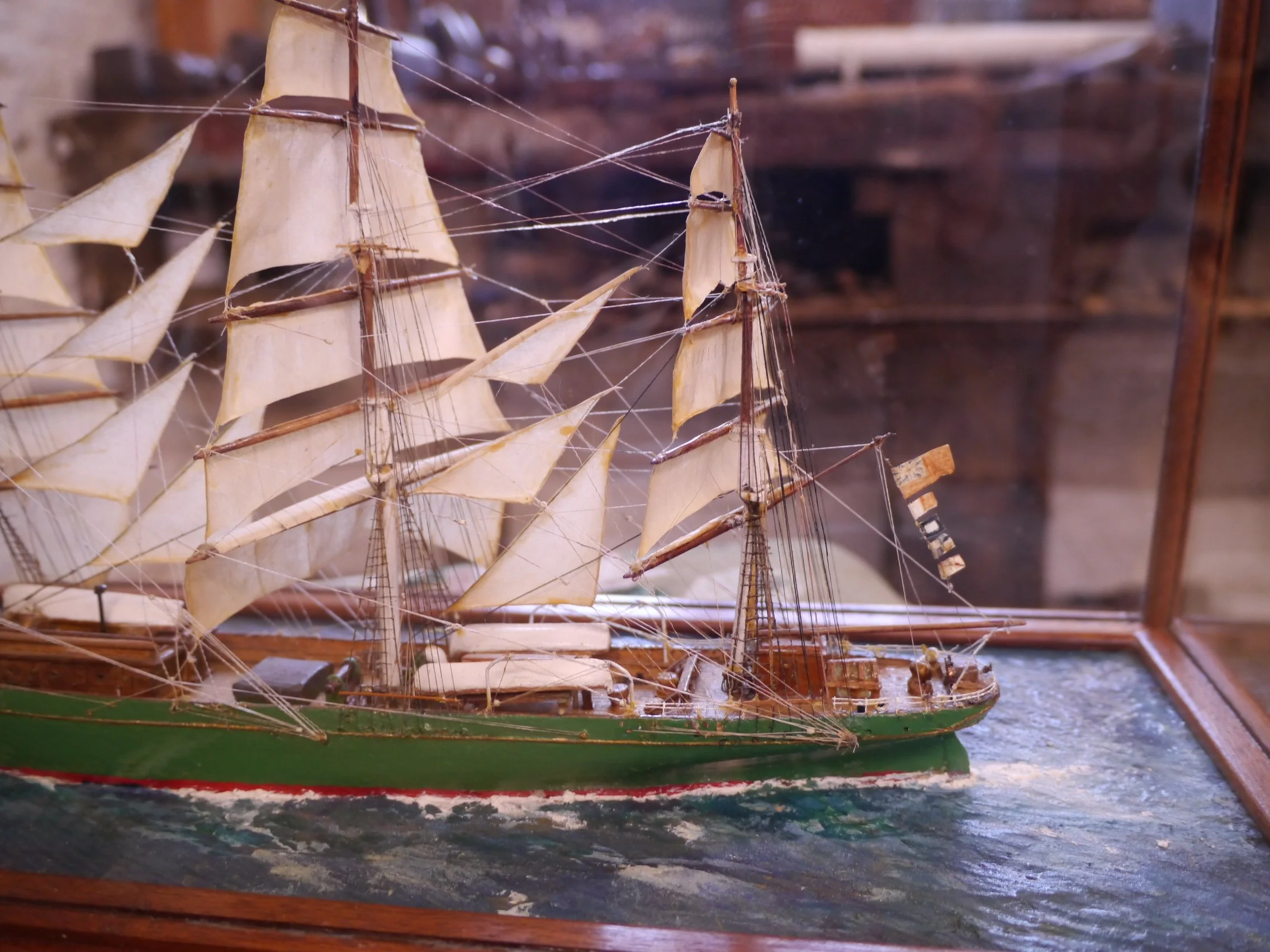 修復後　艤装を修復した後