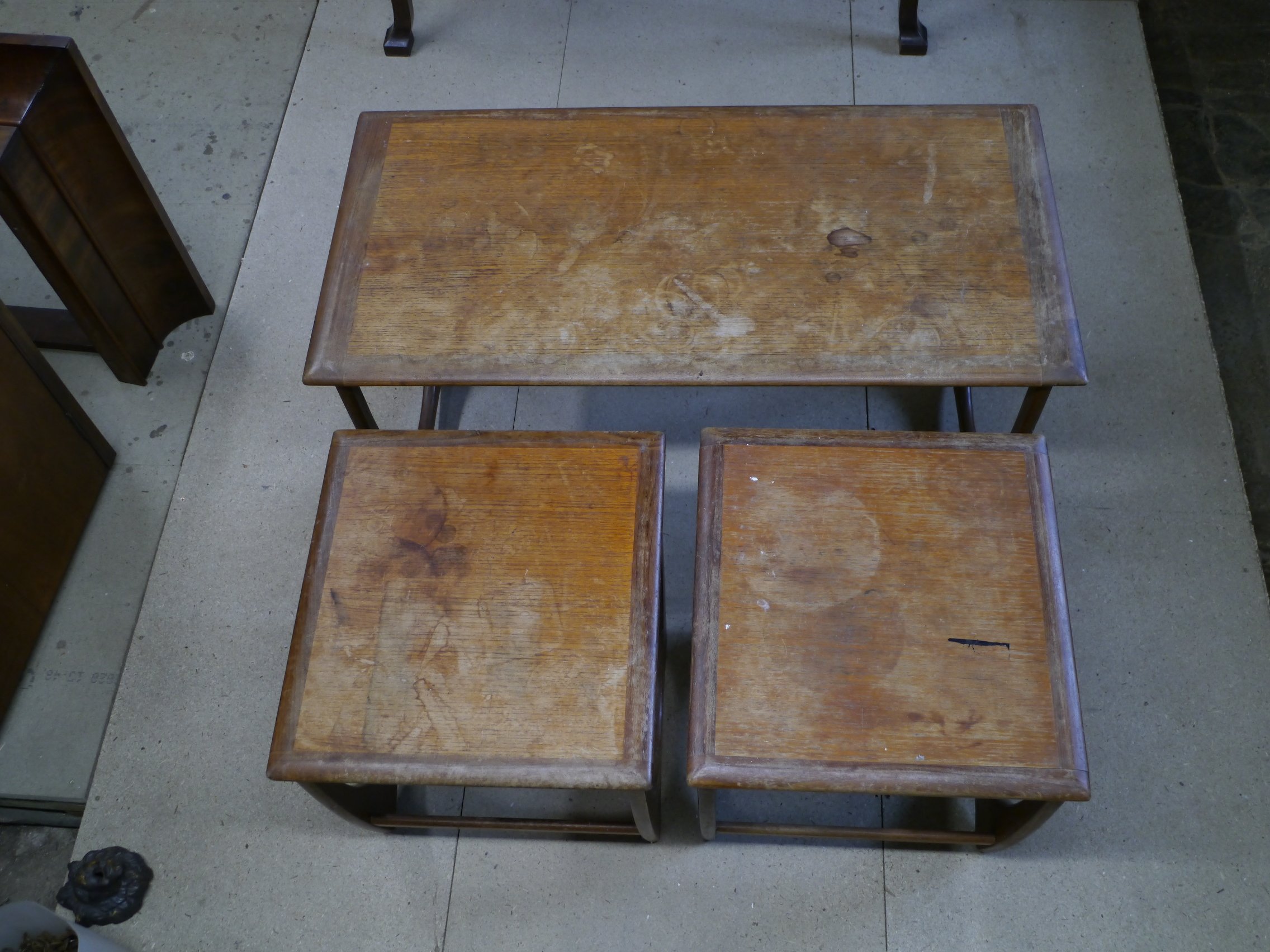 修復前　上から見ると酷さが際立ちます