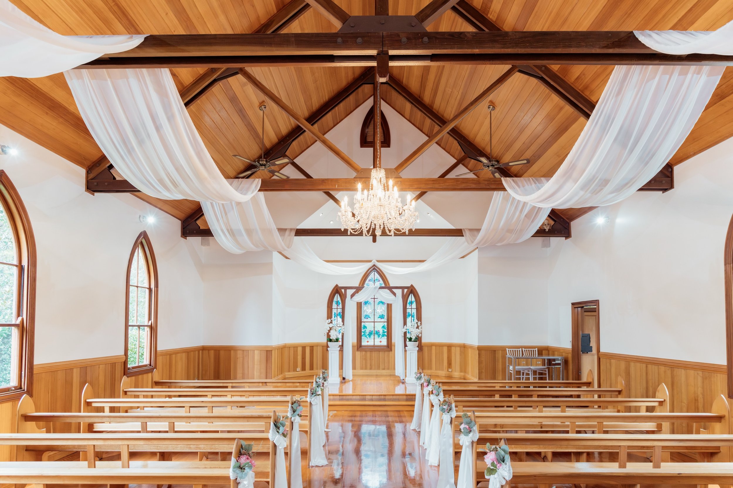 A softer, more ethereal feel for your modern Chapel Ceremony 🤍 

Our new drapery installation has brought such a romantic and elevated feel to the Chapel at Shambala Estate ✨

If you would love to experience the Estate in person, you can book your p