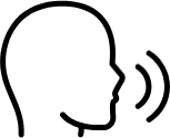 Black and white cartoon of a cat with a mischievous expression