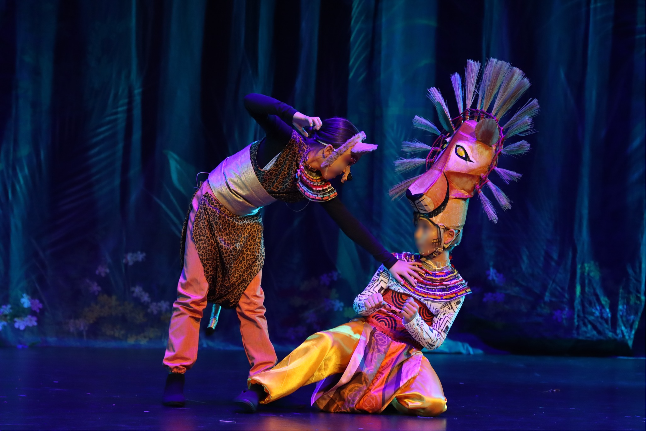 Costuming for the Lion King musical theatre production