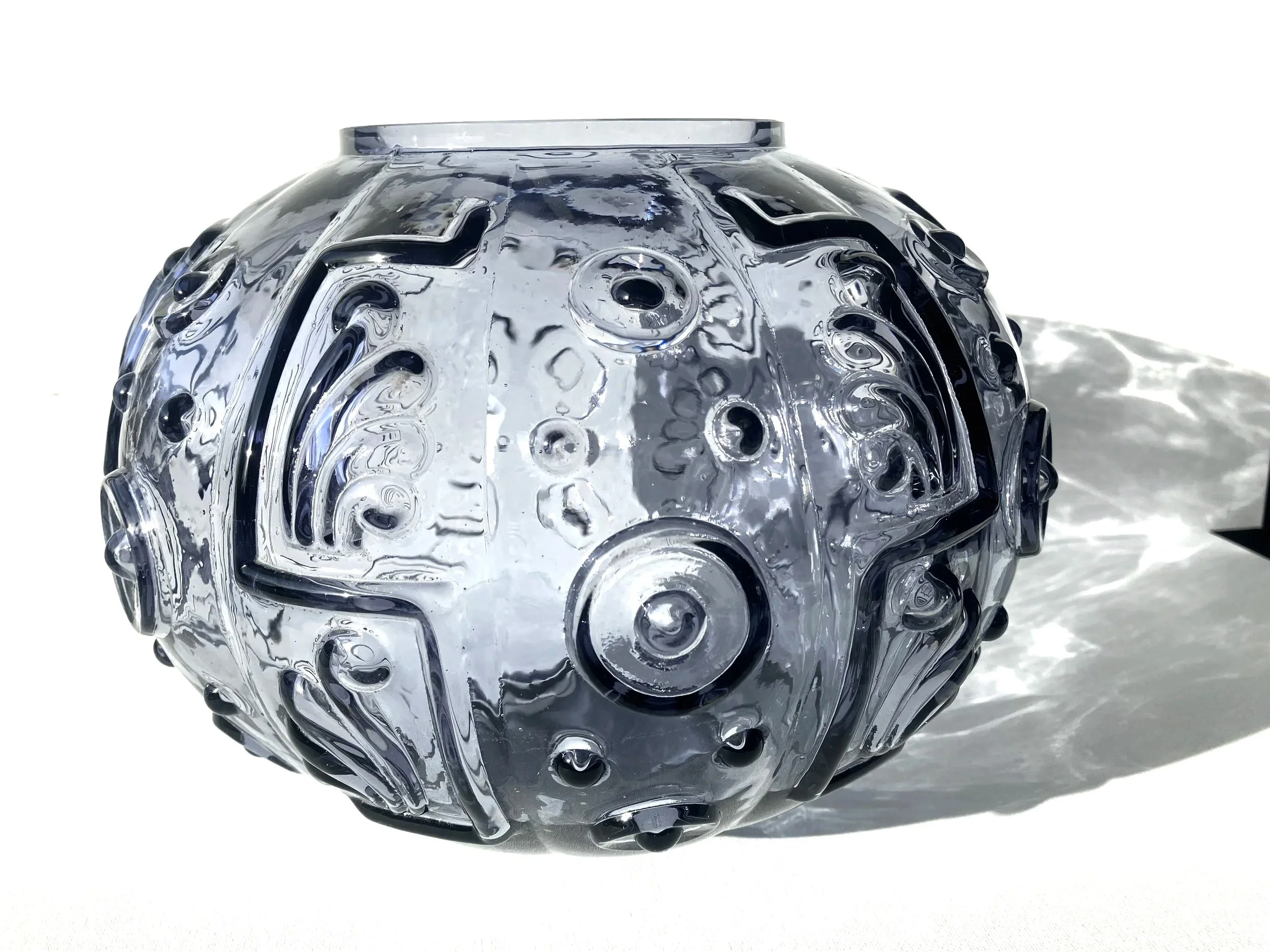 EDVIN OLLERS. VASE, ELME GLASSWORKS, 1930's.