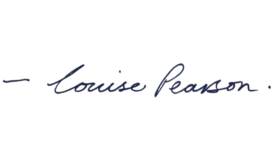 Signature of Louise Pearson