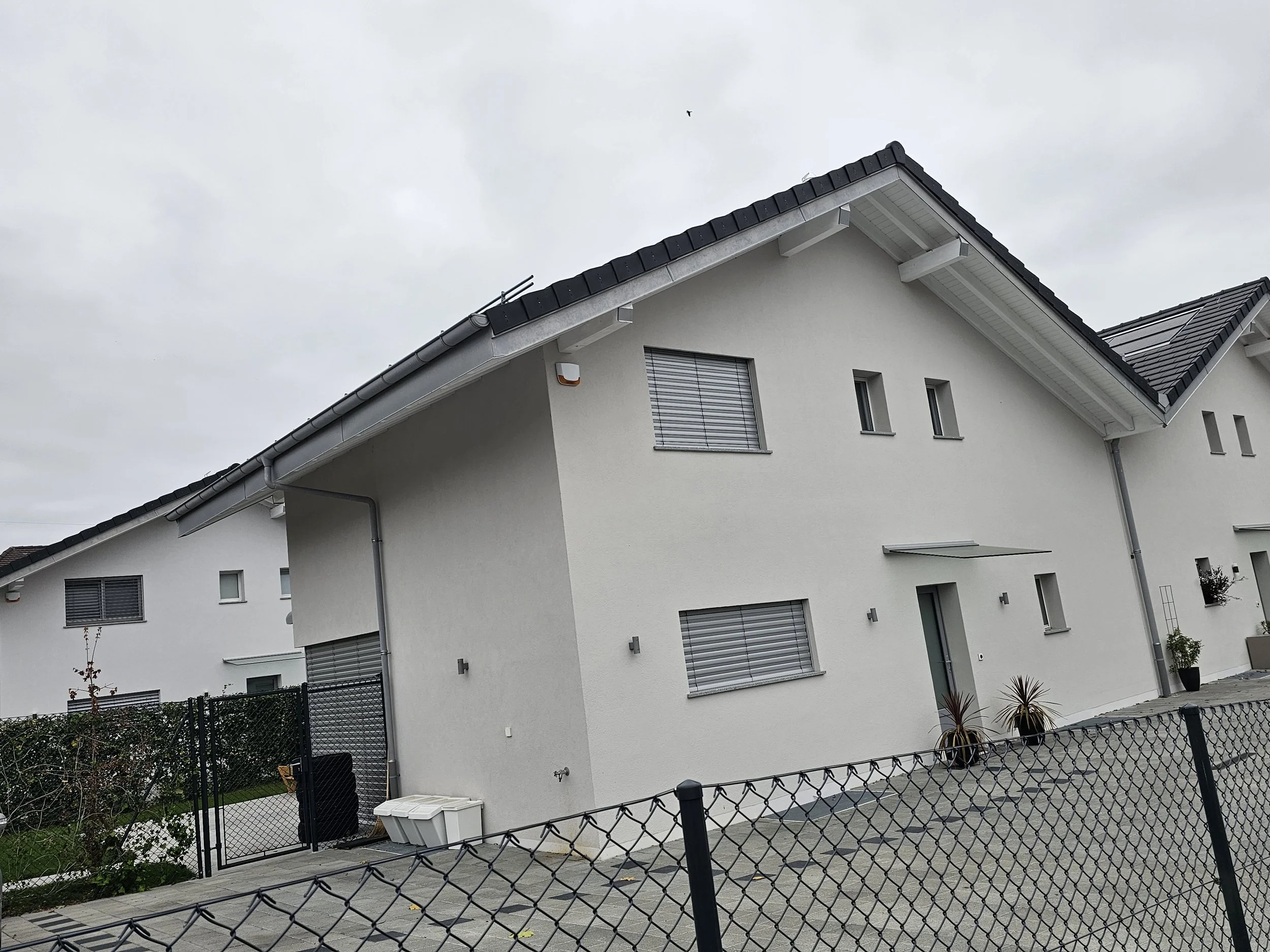 Isolation périphérique en EPS sur une villa individuelle à Nyon, canton de Vaud