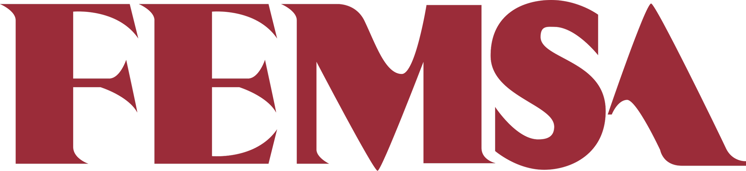 Großer Schriftzug mit dem Wort 'ELEMISA' in dunkler roter Farbe auf schwarzem Hintergrund.