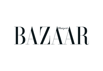 Harper's Bazaar logo in black text on a white background.