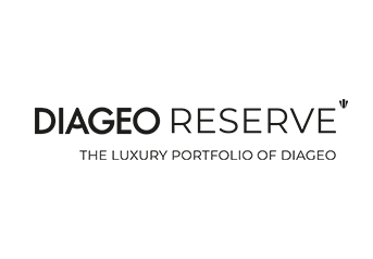 Diageo Reserve logo with the tagline "The Luxury Portfolio of Diageo".